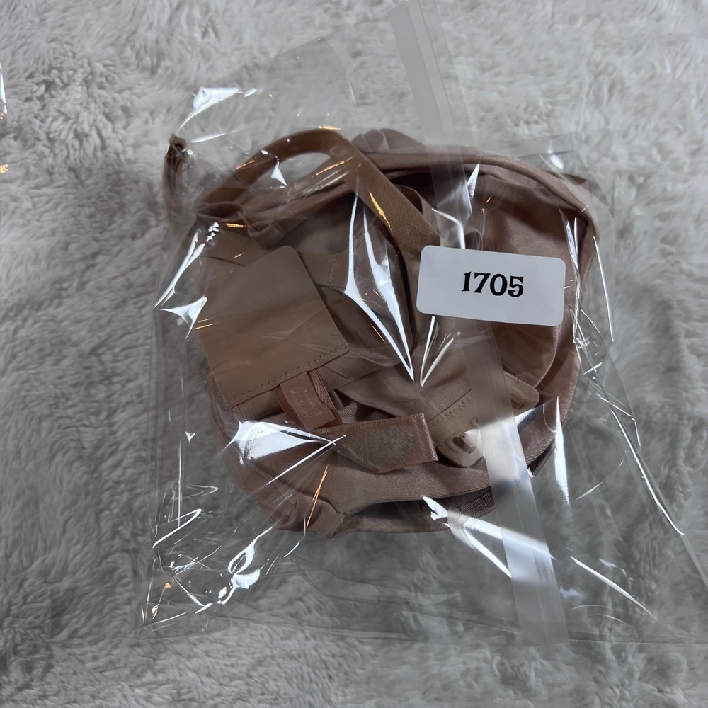 Skims T-Shirt Bra Clay Nude Underwire Molded Cup Adjustable Straps Size‎ 32DD - Picture 12 of 12